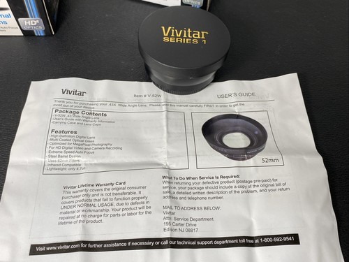 Vivitar 0,43 Weitwinkel & 2,2x Teleobjektive 52mm mit HD4 Optik - Bild 18 von 22