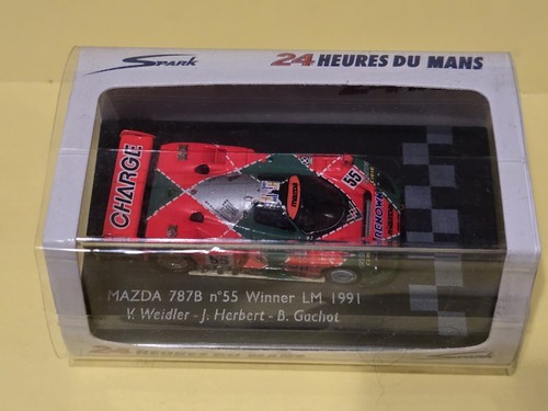 Spark Mazda 797B LM Le Mans 1991 V. Weidler sehr selten 1/87 - Imagen 6 de 8