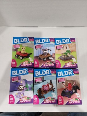 BLDR Adopt Me Series 1 Building Block Sets With Virtual Codes COMPLETE SET OF 6