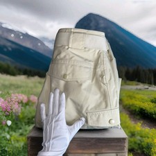 Burton Women  s Stretch Insulated Waterproof Cargo Pocket Beige Snow Pant Small