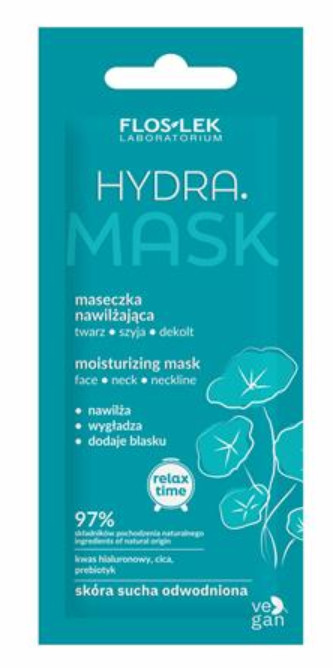 HYDRA Feuchtigkeitsmaske für Gesicht, Hals und Dekolleté 6ml
