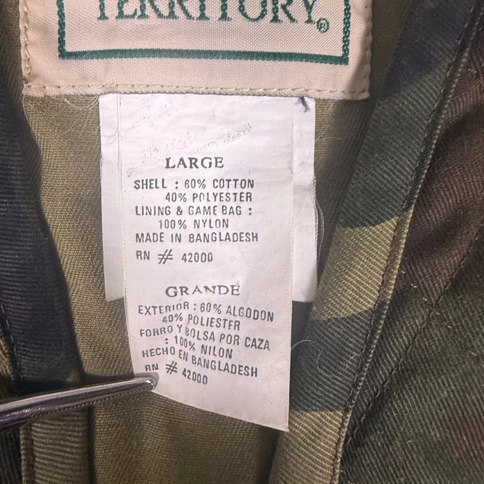 Northwest Territory Camo Vest Mens L Hunting Fishing Utility Outdoor - Image 4 of 4