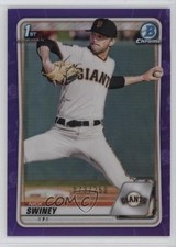 2020 Bowman Draft Chrome Purple Refractor 73/250 Nick Swiney #BD-91 w5p