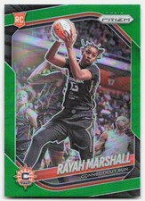 2025 Panini Prizm WNBA #47 Rayah Marshall Green Prizms Connecticut Sun