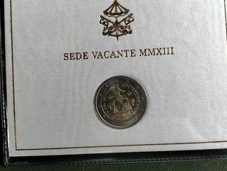 Vatican coffret Monnaie 2 euros 2013 siège vacant