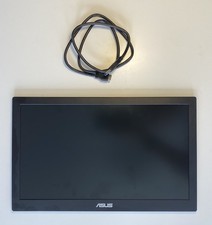 ASUS MB168B 15.6" Portable USB Monitor Second Screen Tested No Case