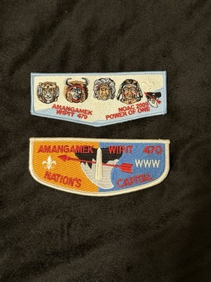 Boy Scouts AMANGAMEK 2009 NOAC And OA Flaps