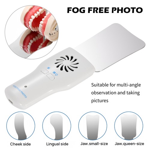 Dental Occlusal Mirror Fog Free LED Intra Oral Photo System Reflector 4*Mirror - Afbeelding 10 van 24