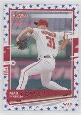 2020 Panini Donruss Independence Day Max Scherzer (Base) #123 0t2