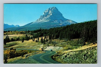 Sentinel-Alberta, Crowsnest Peak, Near Alberta/BC Boundary Vintage Postcard
