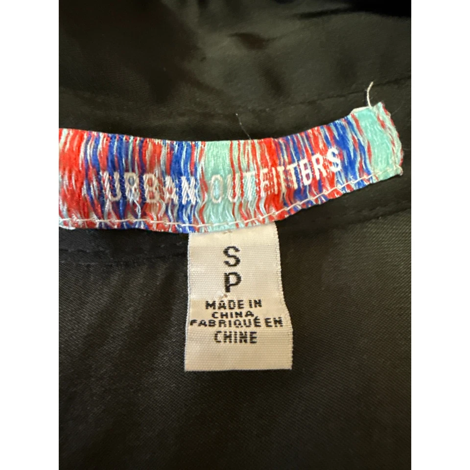 Urban Outfitters Black Long Sleeve Deep V-Neck Corset Bustier Mini Shirt Dress S - Image 4 of 4