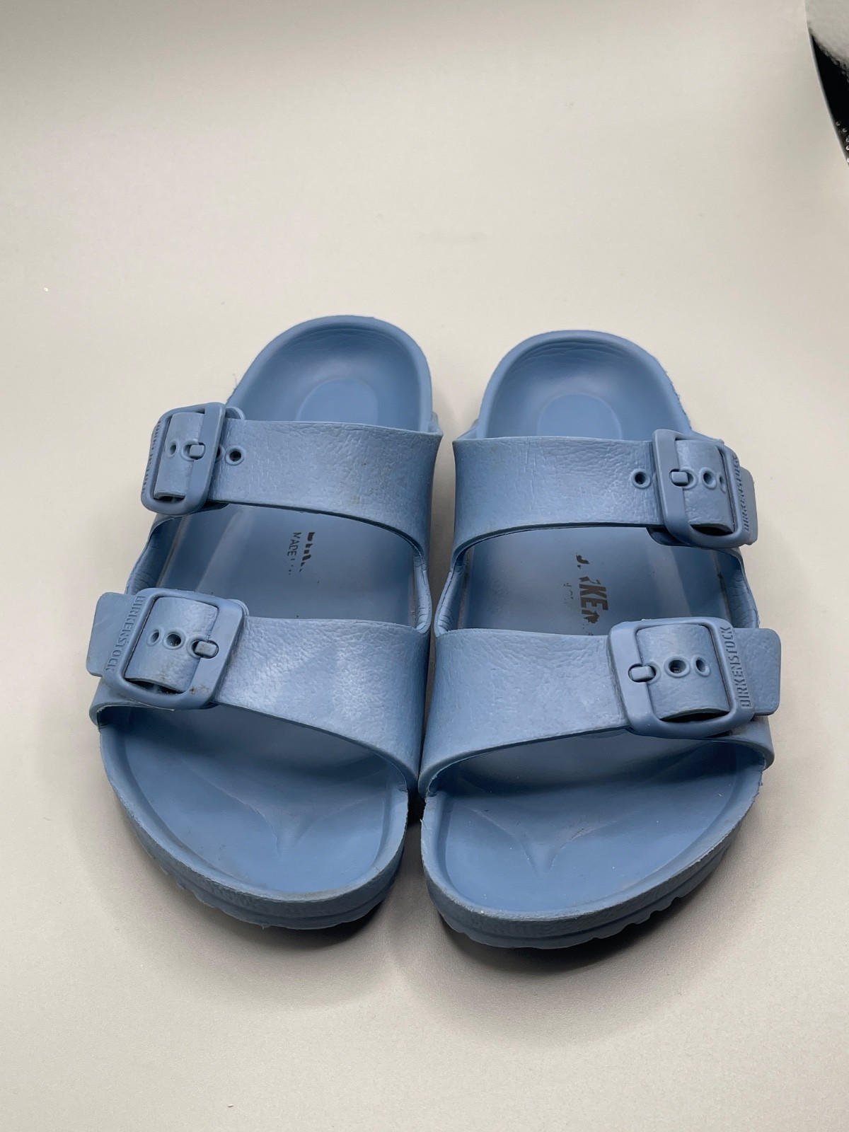 Birkenstock Arizona EVA kids sandal in Elemental blue size 29