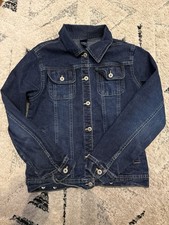 OshKosh B'Gosh Kids Size 12 Button Front Denim Jean Jacket