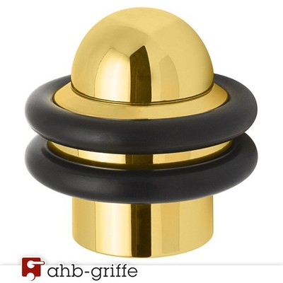 Türstopper TSM025 Messing poliert D35 x H40 mm Türpuffer Bodentürstopper