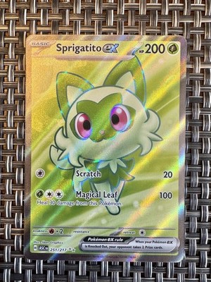 sprigatito pokemon card value Pokemon - Sprigatito ex - 251/ 217 - ME: Ascended Heroes - Ultra Rare - NM