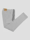 NEW MARCO PESCAROLO LIGHT GRAY COTTON EA VELVET PANTS US 32 - EU 48 3PES196