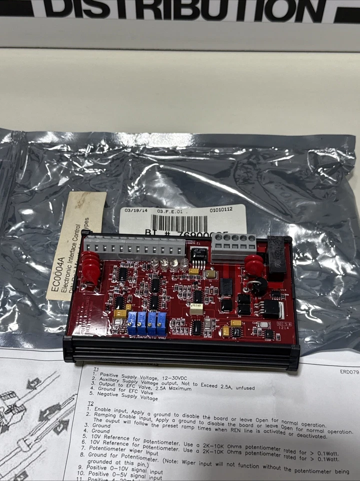 Placa de control de interfaz electrónica marca Hydraulics EC0004A Foto 2 de 4