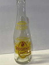 Regent Vintage Clear Glass Soda/pop Bottle Pittsburgh Bottling Co. 7oz ACL