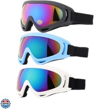 Ski Goggles, 3 Pack Snow Goggles for Men, Women, Kids  Youth, UV400 Protecti...
