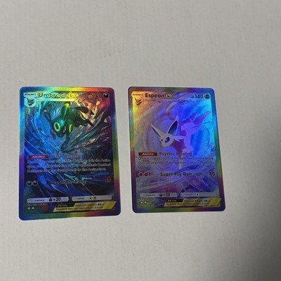 Custom|Umbreon ex Espeon ex|Textured|English|DIY Fan-made