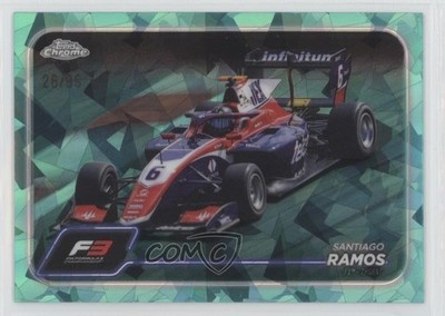 2024 Chrome Sapphire Edition Formula 1 F3 Cars Aqua 26/99 Santiago Ramos 13c1