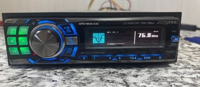 USED Alpine CDA-106Ji 1DIN CD Car Stereo Receiver From Japan