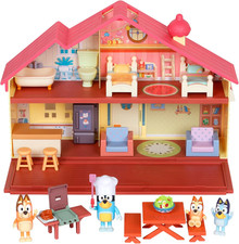 Complete Bluey House Playset Bundle Figures BBQ Accessories Kids Toy Ages 3-5