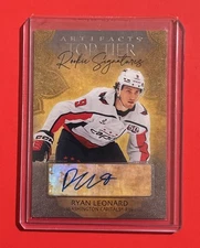 2025-26 UD Artifacts Top Tier Rookie Signatures Auto Ryan Leonard #TTR-RL