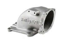 Holley 300-240F Universal Satin Finish EFI Throttle Body Intake Elbow