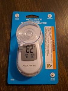 Acu-Rite Window Thermometer w/ Suction Cup  Brand New Factory Sealed