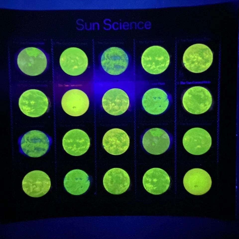 Auténtico sello USPS USA FOREVER Sun Science 5 hojas de 20, sellos coleccionables Foto 3 de 3