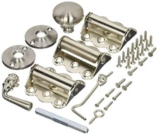 Wright Products V321SN VINYL/WOOD SCREEN DOOR KIT, SATIN NICKEL PLATE