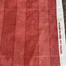 P Kaufmann Stripe Upholstery Fabric 7 Yd x 56"w Coral Reds Textured Pillows