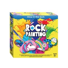 5 Minute Crafts Rock Painting Kit | With Glow In The Dark Paints