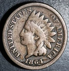 1864 INDIAN HEAD CENT - GOOD - COPPER NICKEL CN