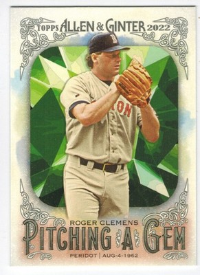 ROGER CLEMENS 2022 Topps Allen & Ginter PITCHING A GEM #PAG-3 Boston Red Sox