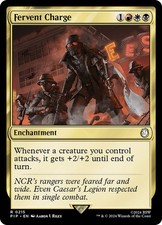 Fervent Charge Fallout Commander MTG MAGIC RARE O241