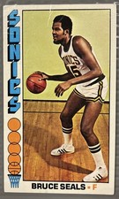 Topps 1976-77 Bruce Seals Rookie #63 Seattle Supersonics NBA Basketball Card