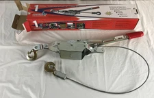 American Power Pull 1 Ton Dual Drive Ratchet Cable Puller w/ Box (Come Along)
