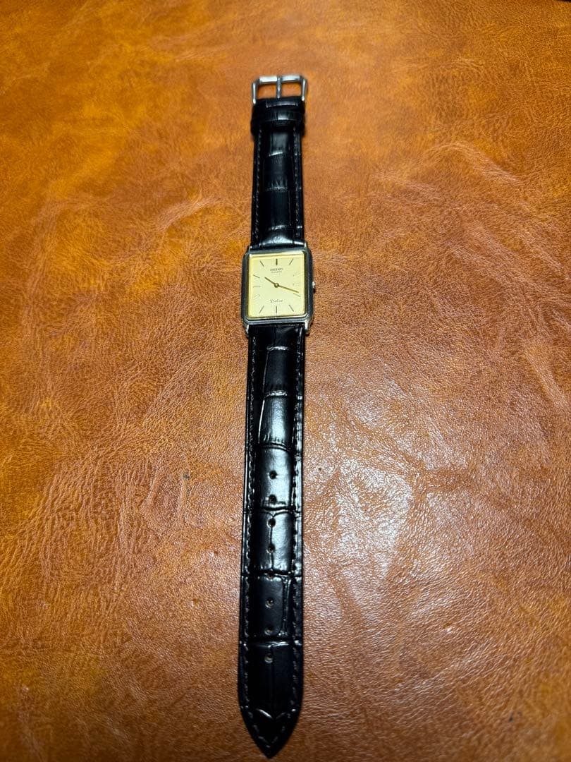 Seiko Dolce 80's Rectangular Watch Working Rare S… - image 6