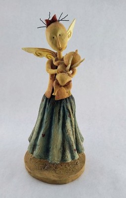 August Moon ''You Are My Angel'' figurine with baby by Dan DiPaolo Folkart RETIRED