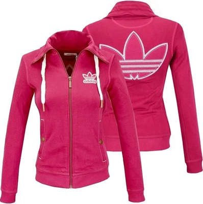 Adidas Medt TT Damen Trainingsjacke Firebird Vintage Jacke Retro pink 2XS S M L - Bild 1 von 4