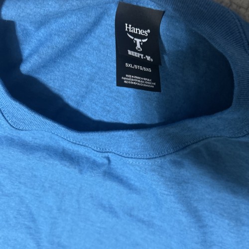 Hanes Beefy T-shirt Size 5XL New - Picture 2 of 2