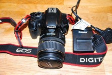 Canon EOS 450D 12.2 MP DSLR Camera with 17–85mm f/4–5.6 IS lens and charger