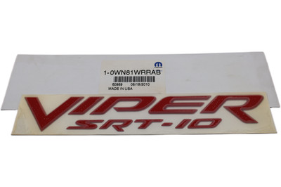 WN81WRRAB NEW OEM 2003-2005 DODGE VIPER SRT-10 DECAL SIDE HOOD/FENDER 3D