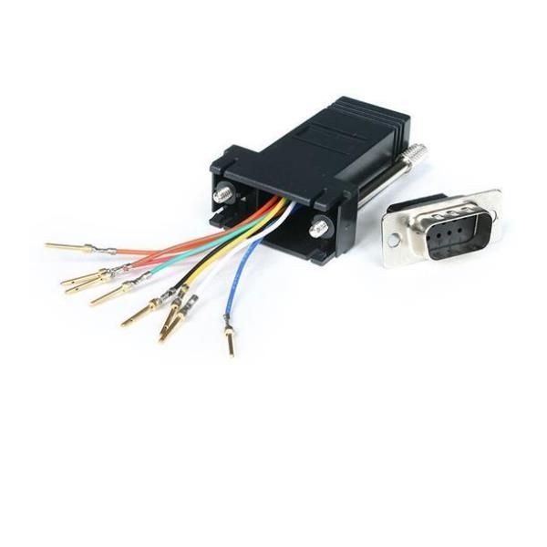 Startech Adattatore Modulare Da Db9 A Rj45 - Maschio/Femmina - Adattatore Seriale Db-9 / Rj-45 - St / Bu (0.09 M), Cavo Di Interfaccia - Immagine 2