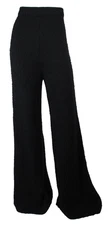 GABRIELA HEARST $2,350 NWT Black Cashmere Knit Flared Leg LIU Lounge Pants L