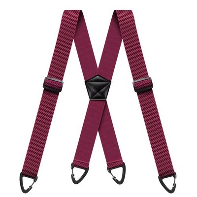 Suspenders for Men Heavy Duty, X Shape Back Hidden Suspender 1.5'' Under Clothing