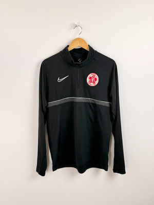 Nike Dri-FIT Refley Football Club Training Top Schwarz 1/4 Zip Pullover L