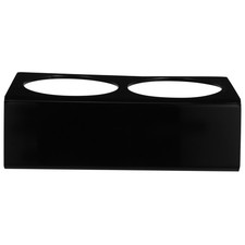 Hotel Beverage Storage Solution Two-grid Stand Bottle Acrylic Display